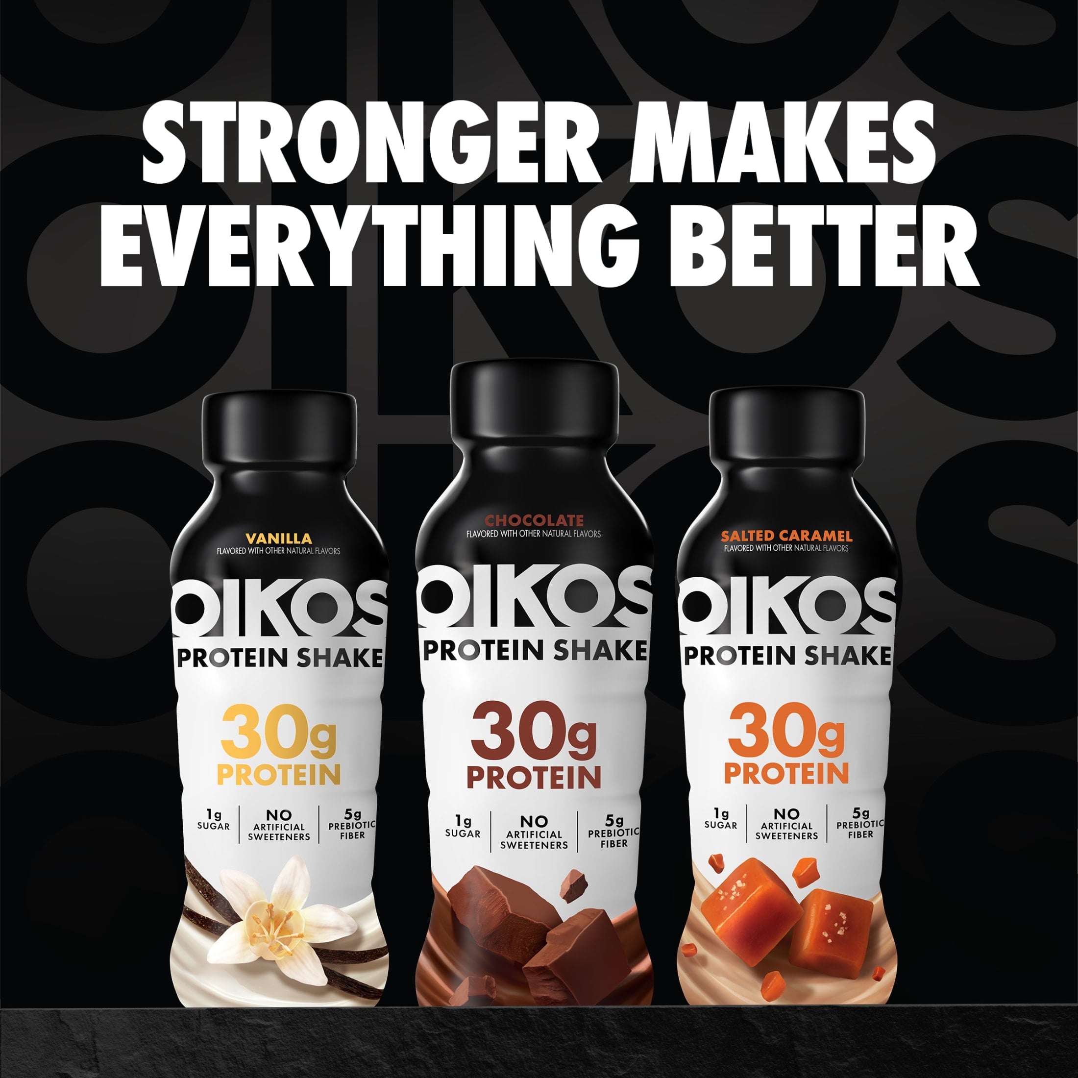 Oikos Protein Shake, Chocolate, 30g Protein, Shelf Stable, 12 Fl Oz Bottle, 15 Count — sports nutrition product, view 7