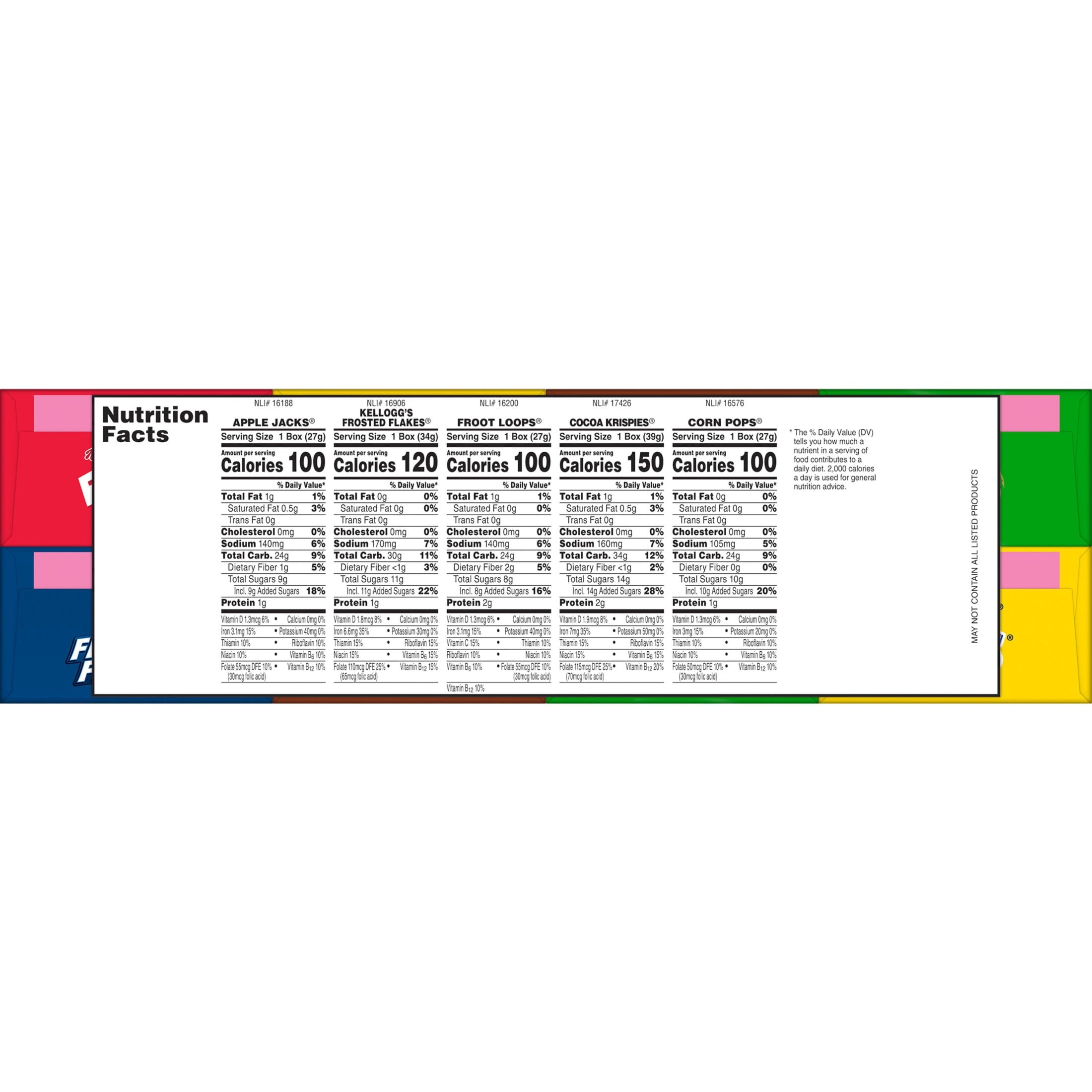 Kellogg's Breakfast Cereal, Kids Cereal, Family Breakfast, Variety Pack, 8.56oz Tray (8 Boxes) — grocery product, view 12