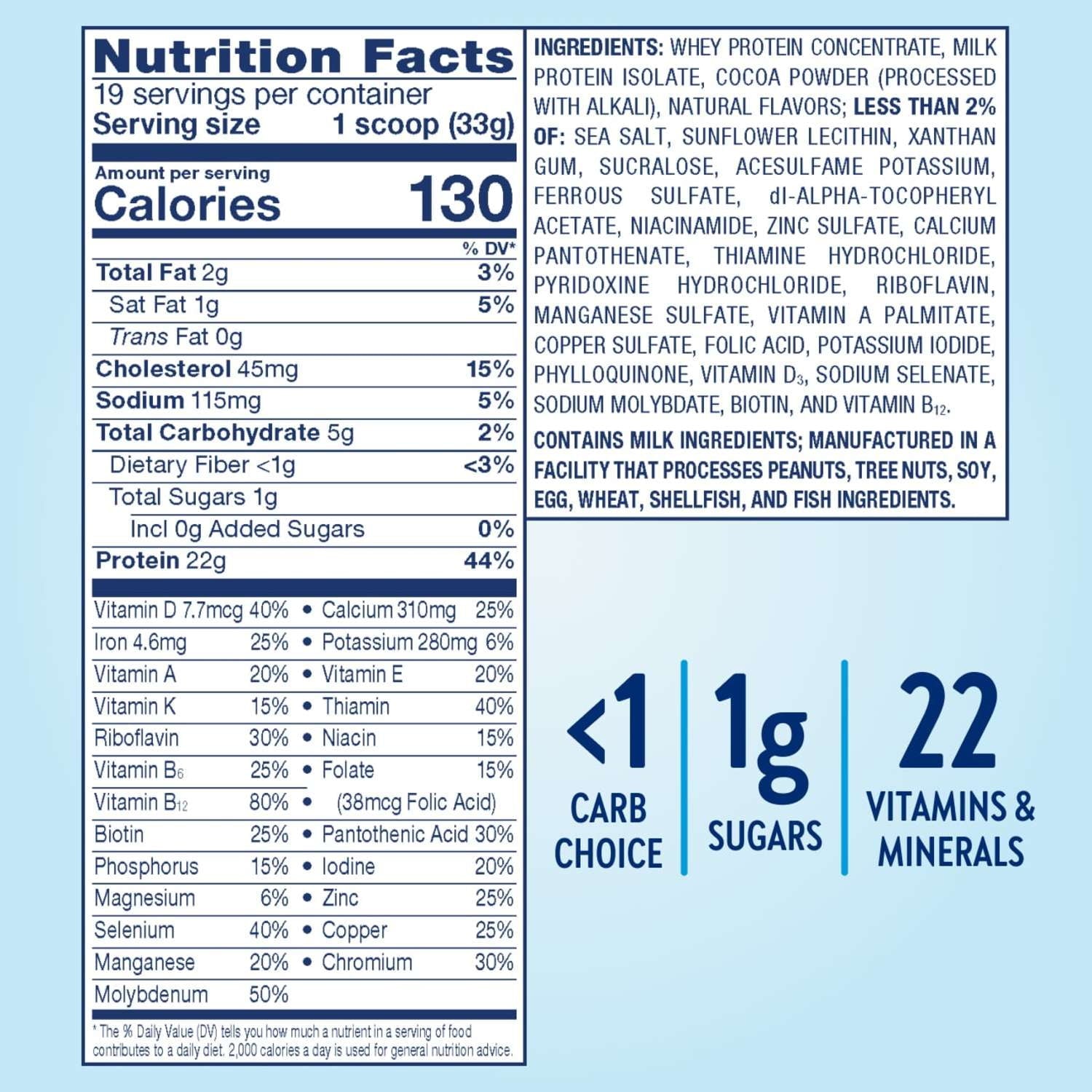 Glucerna Hunger Smart Diabetes Care Powder, Classic Chocolate, 22.3 Oz — sports nutrition product, view 6