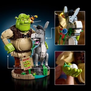 LEGO Shrek: Shrek, Donkey & Puss in Boots - Building Set for Adults, Ages 18+ - Movie Memorabilia - image 5 of 6