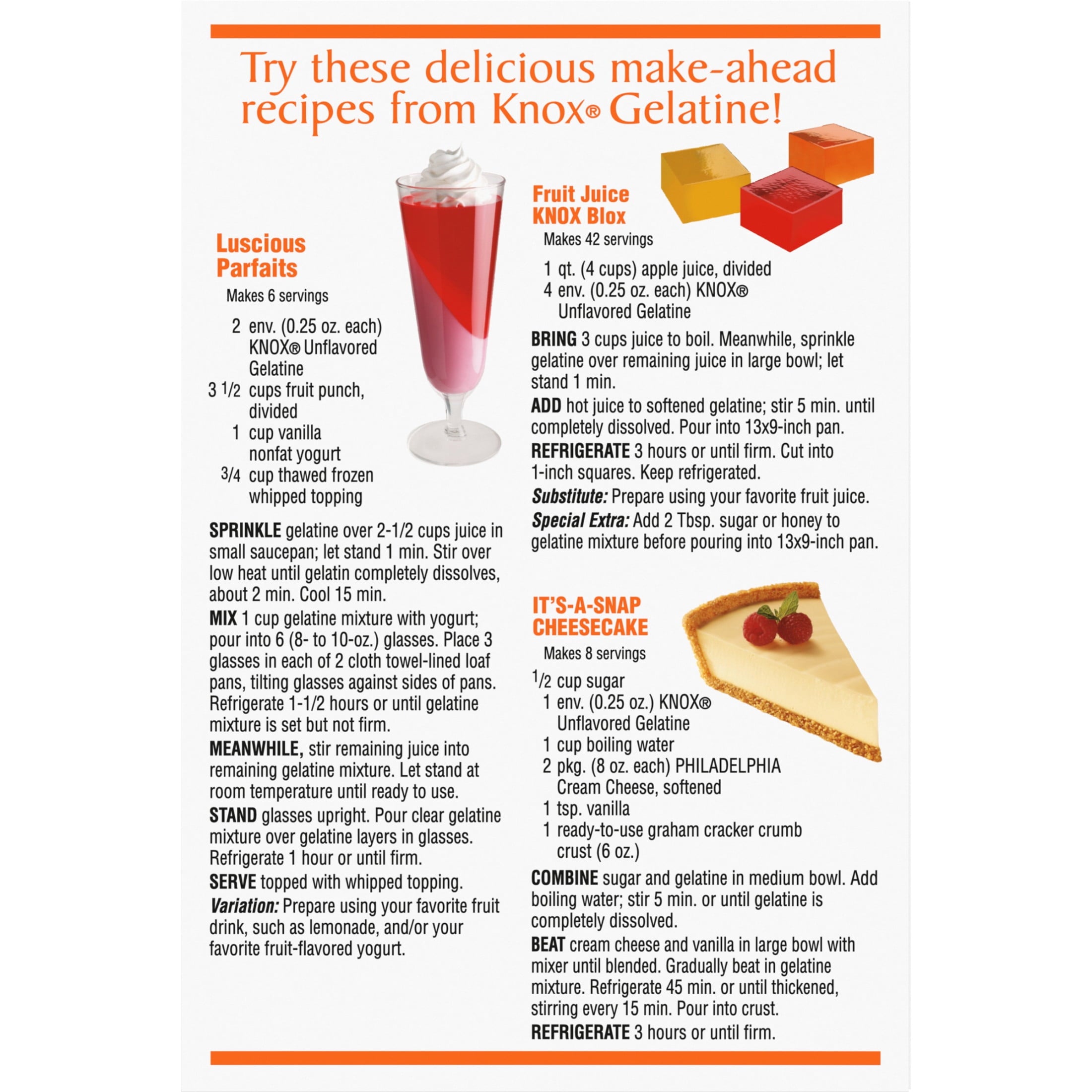 Knox Original Unflavored Gelatin, 32 ct Packets — grocery product, view 2