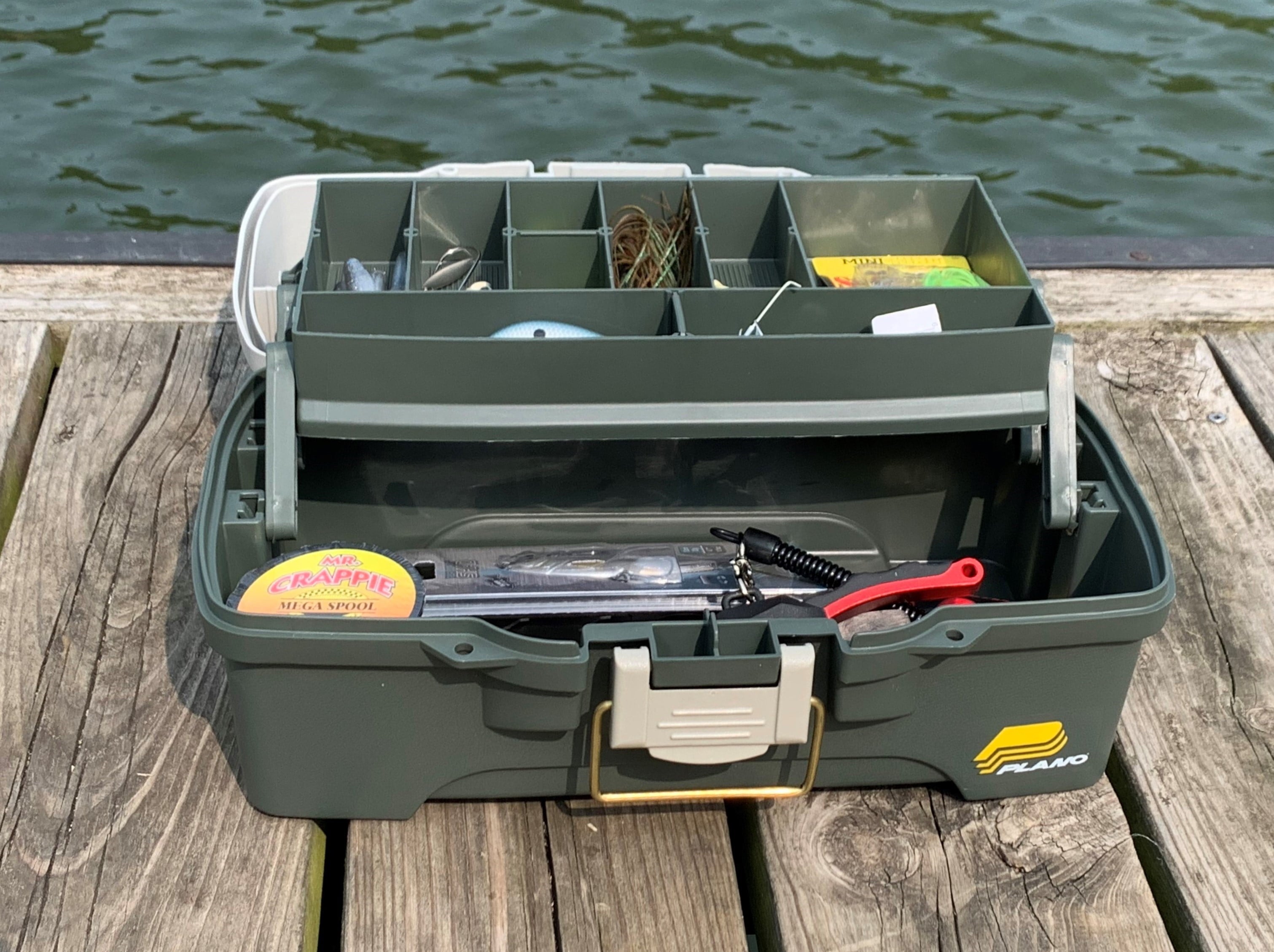 Plano 6201 One-Tray Tackle Box, Bait Storage, Extending Cantilever-tray Design — sports and outdoor product, view 5