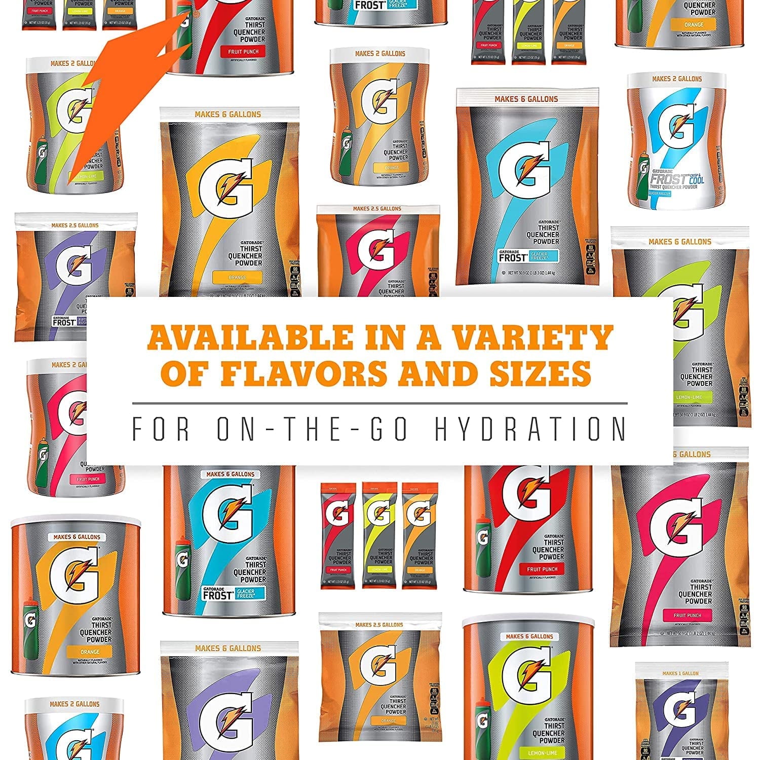 Gatorade Thirst Quencher Orange Sports Drink Mix Powder, 76.5 oz Canister — coffee and drinks product, view 8