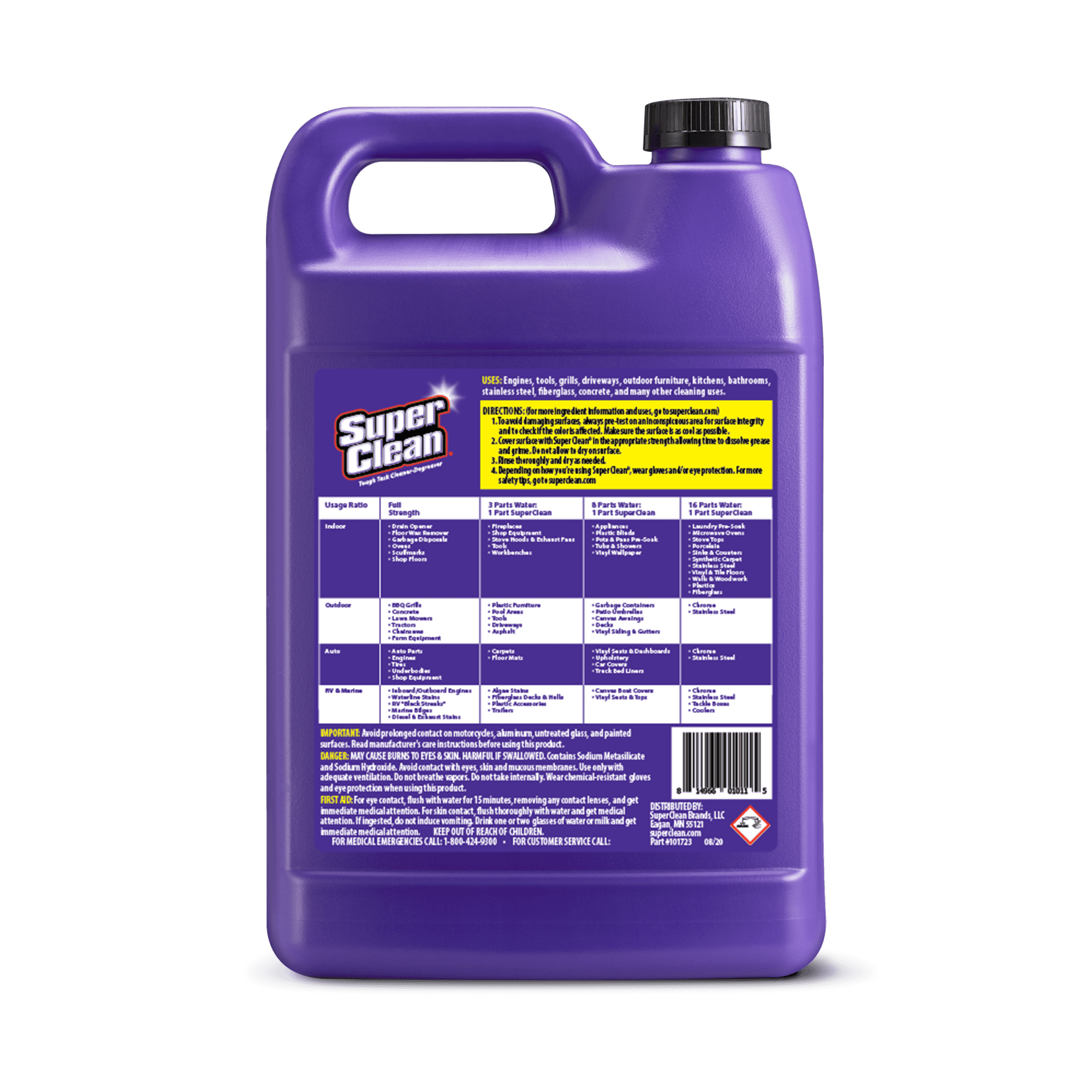Super Clean Tough Task Cleaner-Degreaser - 1 Gallon | 128 Fluid Ounces — automotive product, view 2
