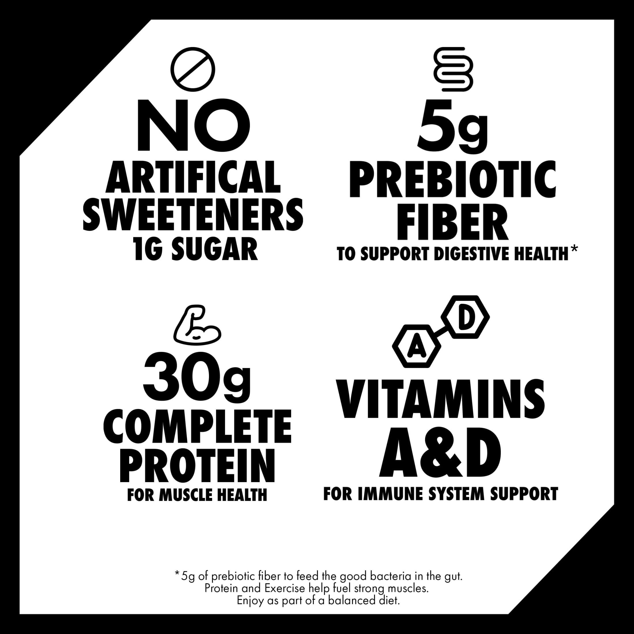 Oikos Protein Shake, Chocolate, 30g Protein, Shelf Stable, 12 Fl Oz Bottle, 15 Count — sports nutrition product, view 4