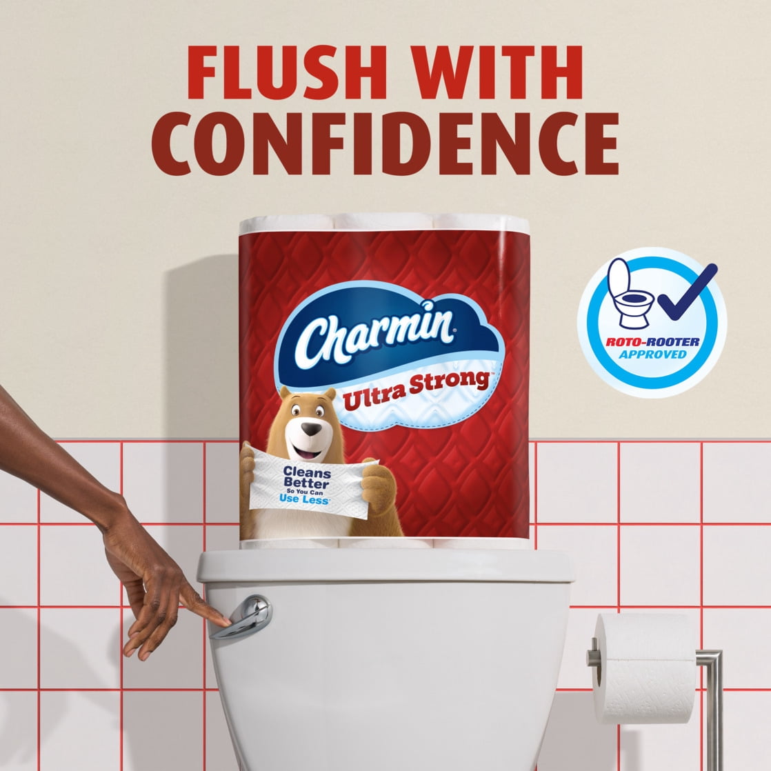 Charmin Ultra Strong Toilet Paper 30 Mega Rolls, 220 Sheets Per Roll — health and personal care product, view 4