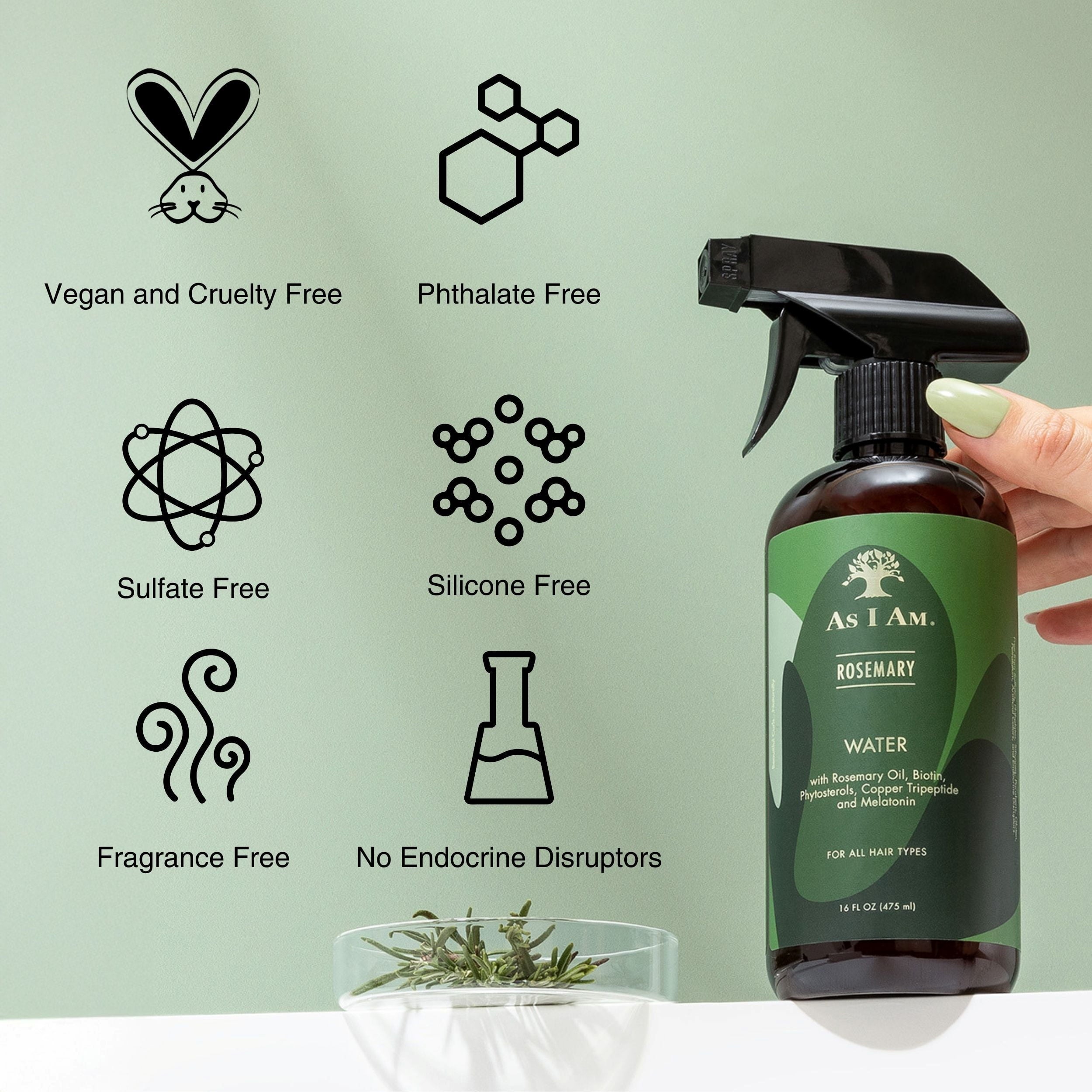 As I Am Rosemary Water Scalp Treatment Spray with Biotin — supplement pack, view 5