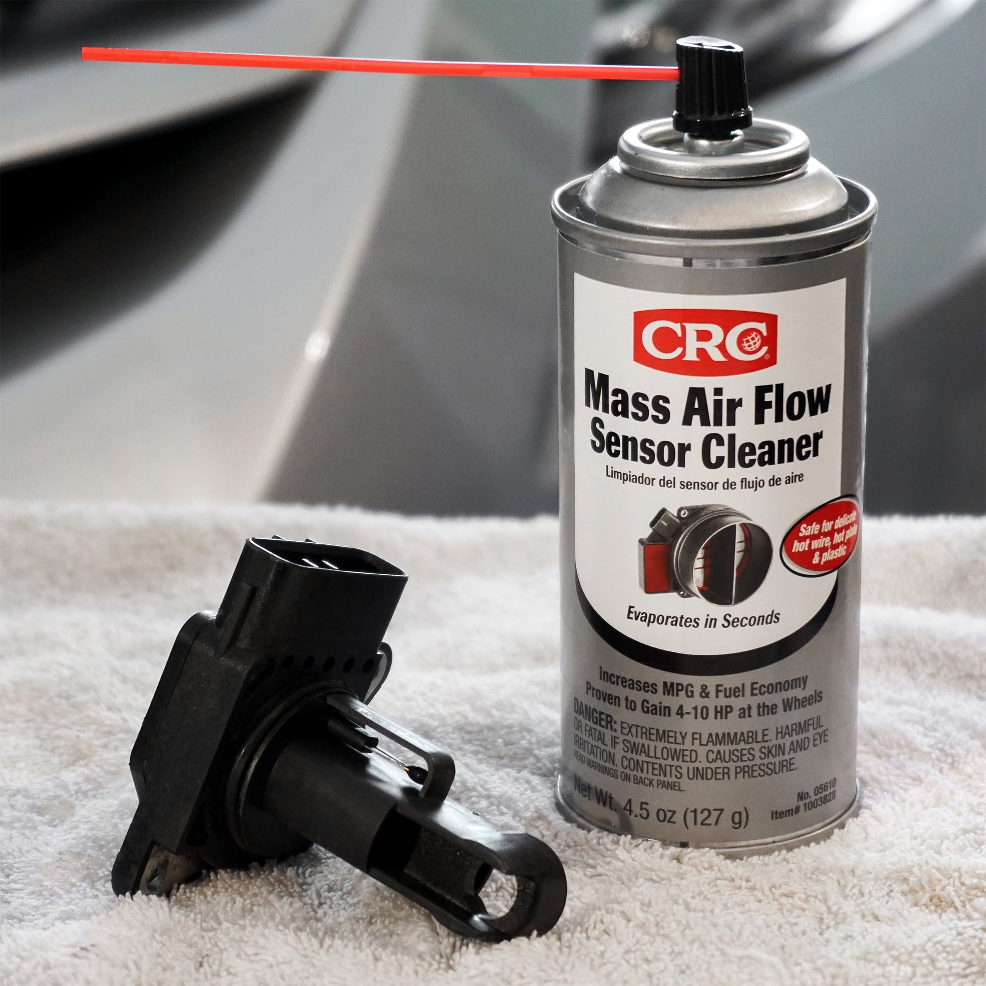 CRC Mass Air Flow & Throttle Body Single-Use Cleaner Twin Pack Kit — automotive product, view 8