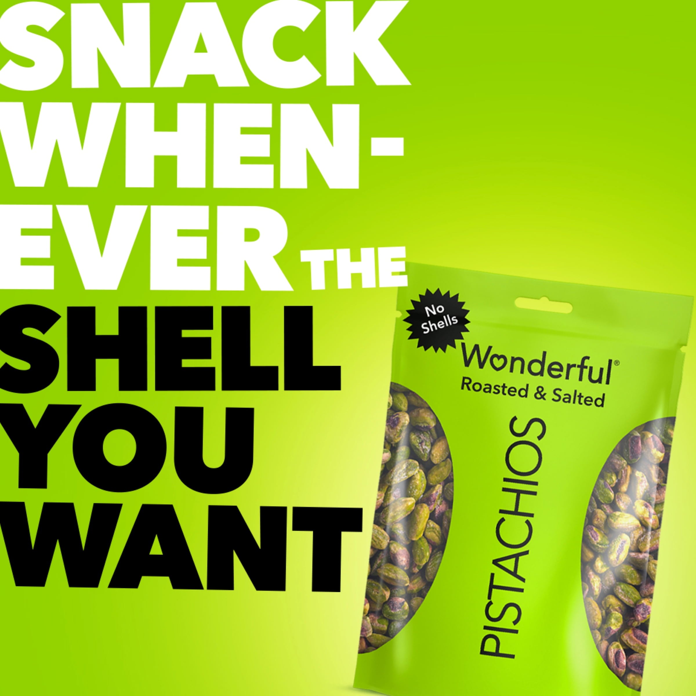 Wonderful Pistachios No Shells Roasted & Salted Nuts, 12 Ounce Bag — grocery product, view 3