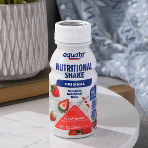 Equate Original Nutritional Shake, Strawberry, 8 fl oz, 24 Count — sports nutrition product, view 2