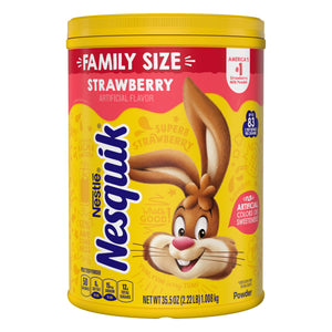 Nestle Nesquik Strawberry Flavor Powder Drink Mix, 35.5 oz — coffee and drinks product, view 9