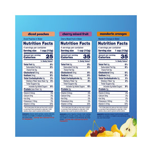 Dole Fruit Bowls No Sugar Added Variety Pack, 4 oz Cups (12 Pack) — grocery product, view 3