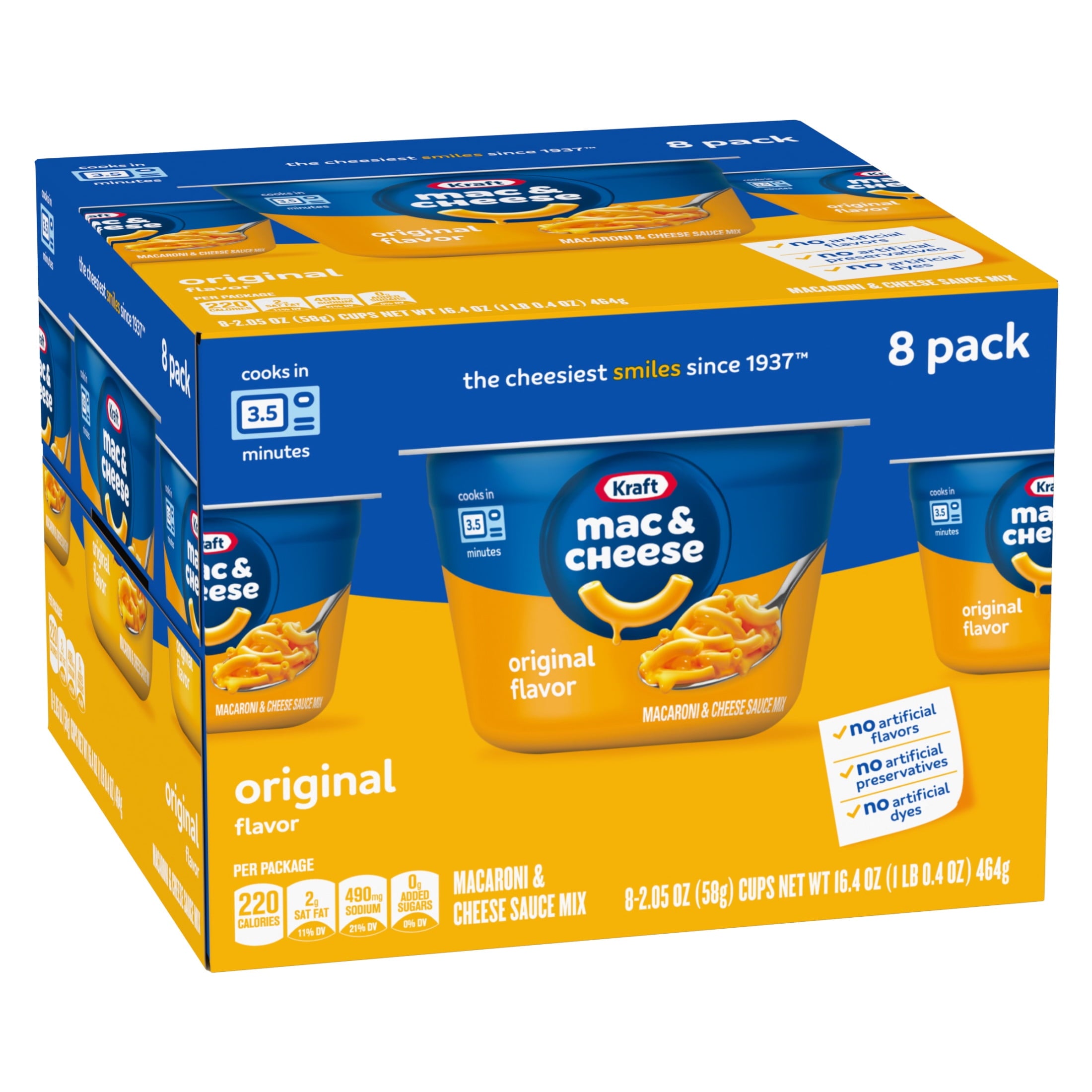Kraft Mac and Cheese, 8 Cups, for Easy Dinner or Dinner Sides, Original Flavor — grocery product, view 11