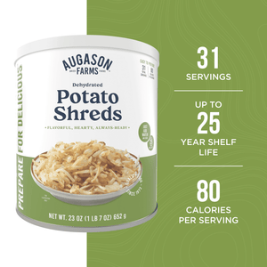 Augason Farms Dehydrated Potato Shreds Can, 31 Servings — grocery product, view 2