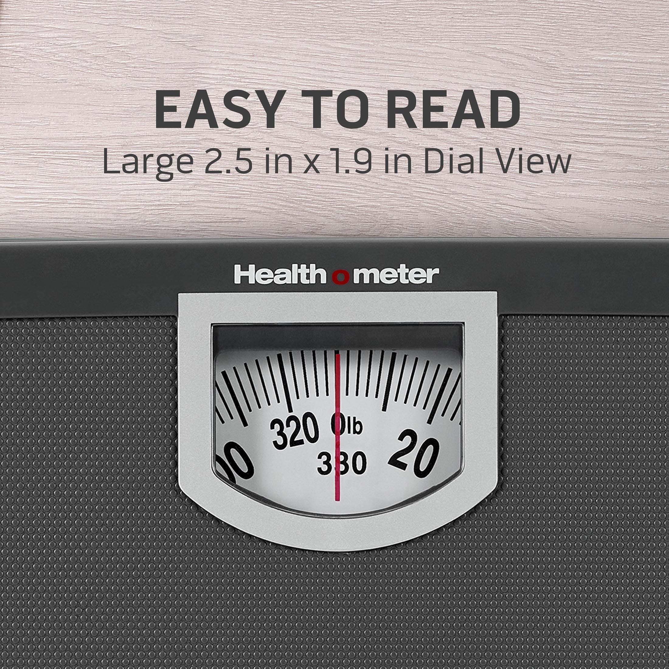 Health o meter Compact Dial Bathroom Scale, 330 lb. Capacity — health and personal care product, view 3