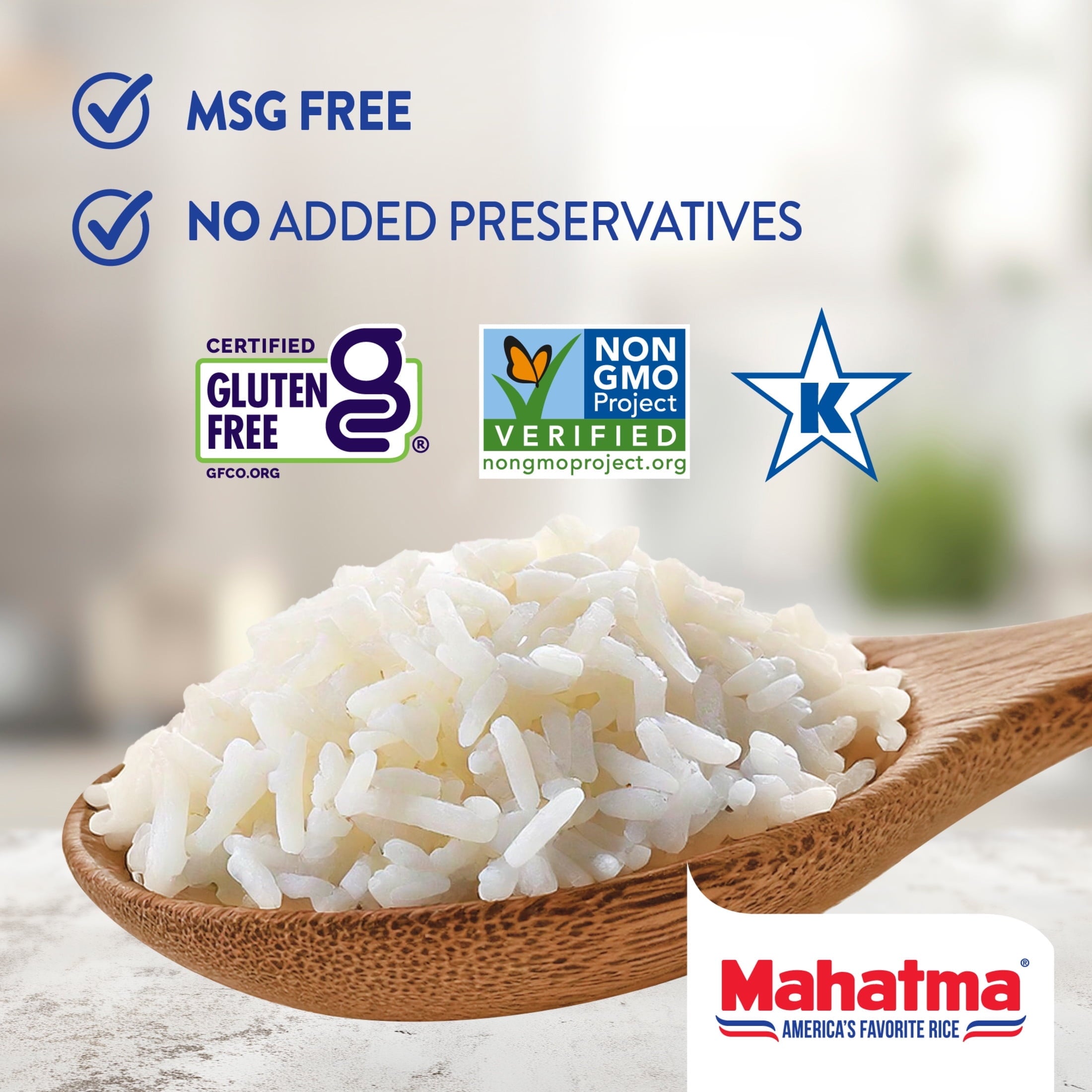 Mahatma Enriched Extra Long Grain White Rice, 20 lb Bag — grocery product, view 6
