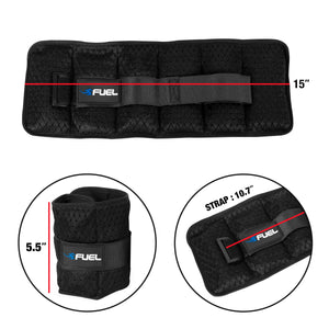 CAP Fuel Pureformance Unisex Adjustable Wrist/Ankle Weights, 2.5-Pound Pair (5lb Total — automotive product, view 7