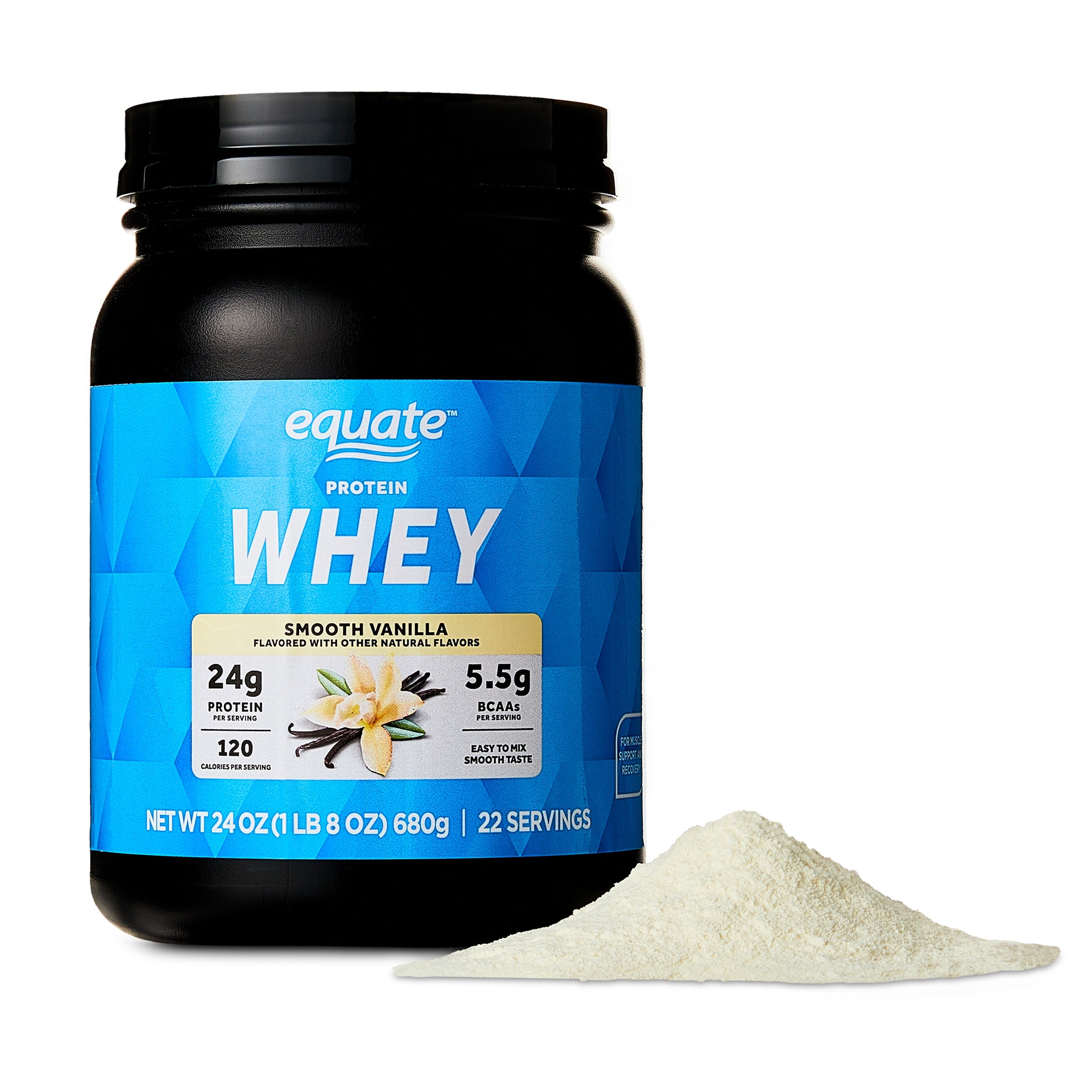 Equate Whey Protein Powder, Smooth Vanilla, 24 oz — sports nutrition product, view 6