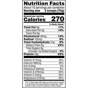 Muscle Milk Genuine Protein Powder, Strawberries 'N Crème, 32g Protein, 1.93lb, 30.9oz — sports nutrition product, view 4