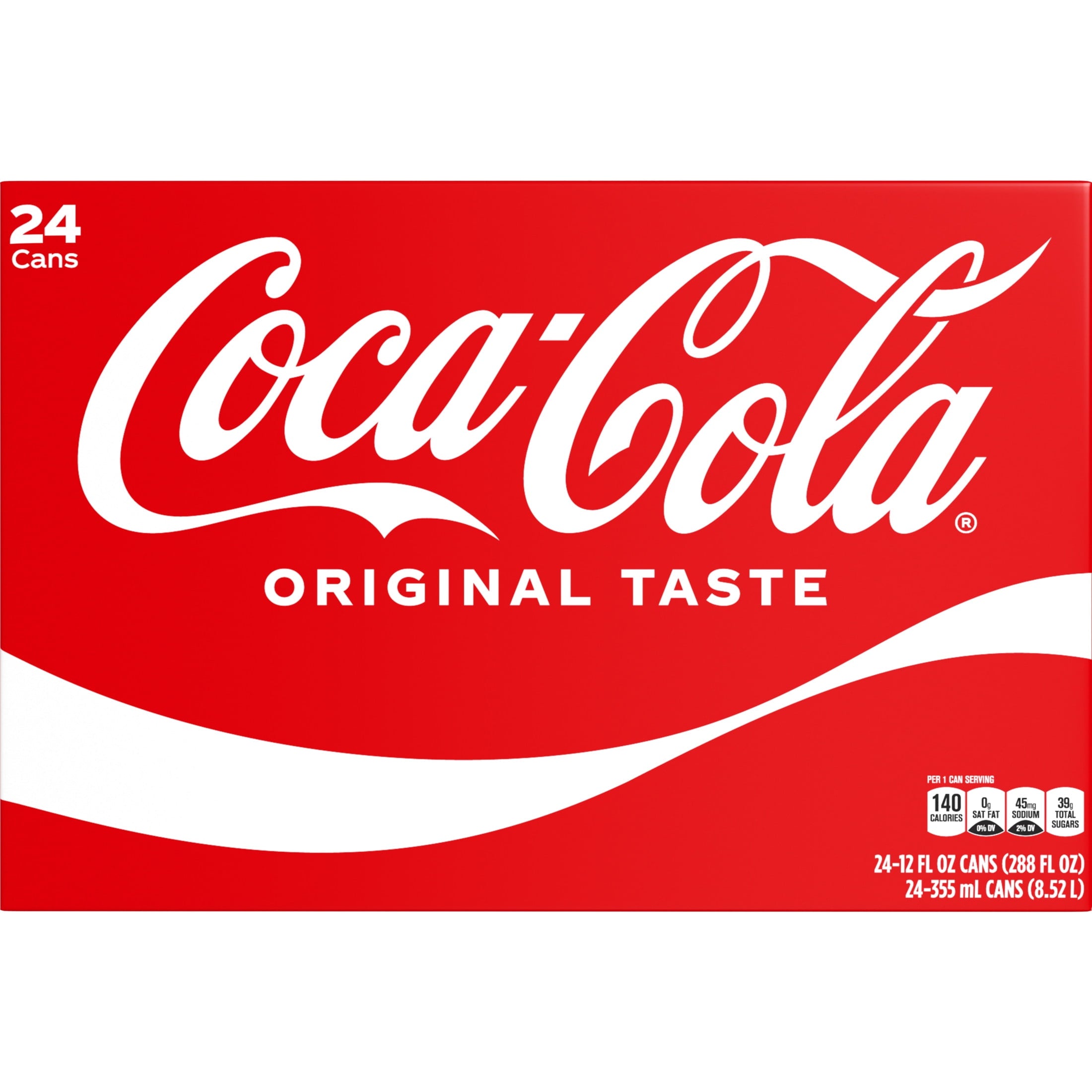 Coca-Cola Soda Pop Cans, 12 fl oz, 24 Pack — coffee and drinks product, view 13
