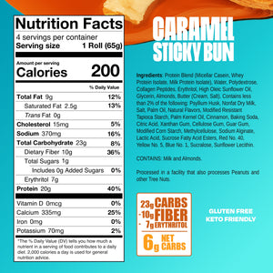 Legendary Foods-Protein Sweet Roll-Caramel Sticky Bun 9.2oz/ 4ct — grocery product, view 9
