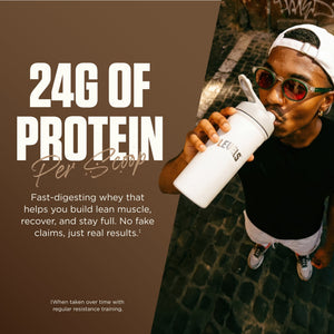 Levels Grass Fed Whey Protein Powder, No Artificials, 24G of Protein, Double Chocolate — sports nutrition product, view 5