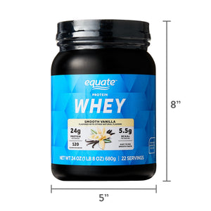 Equate Whey Protein Powder, Smooth Vanilla, 24 oz — sports nutrition product, view 8
