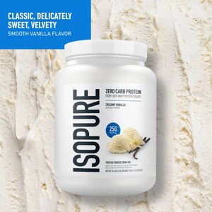 Isopure Zero Carb 100% Whey Protein Isolate Vanilla Protein Powder, 25g, 15 Servings — sports nutrition product, view 3