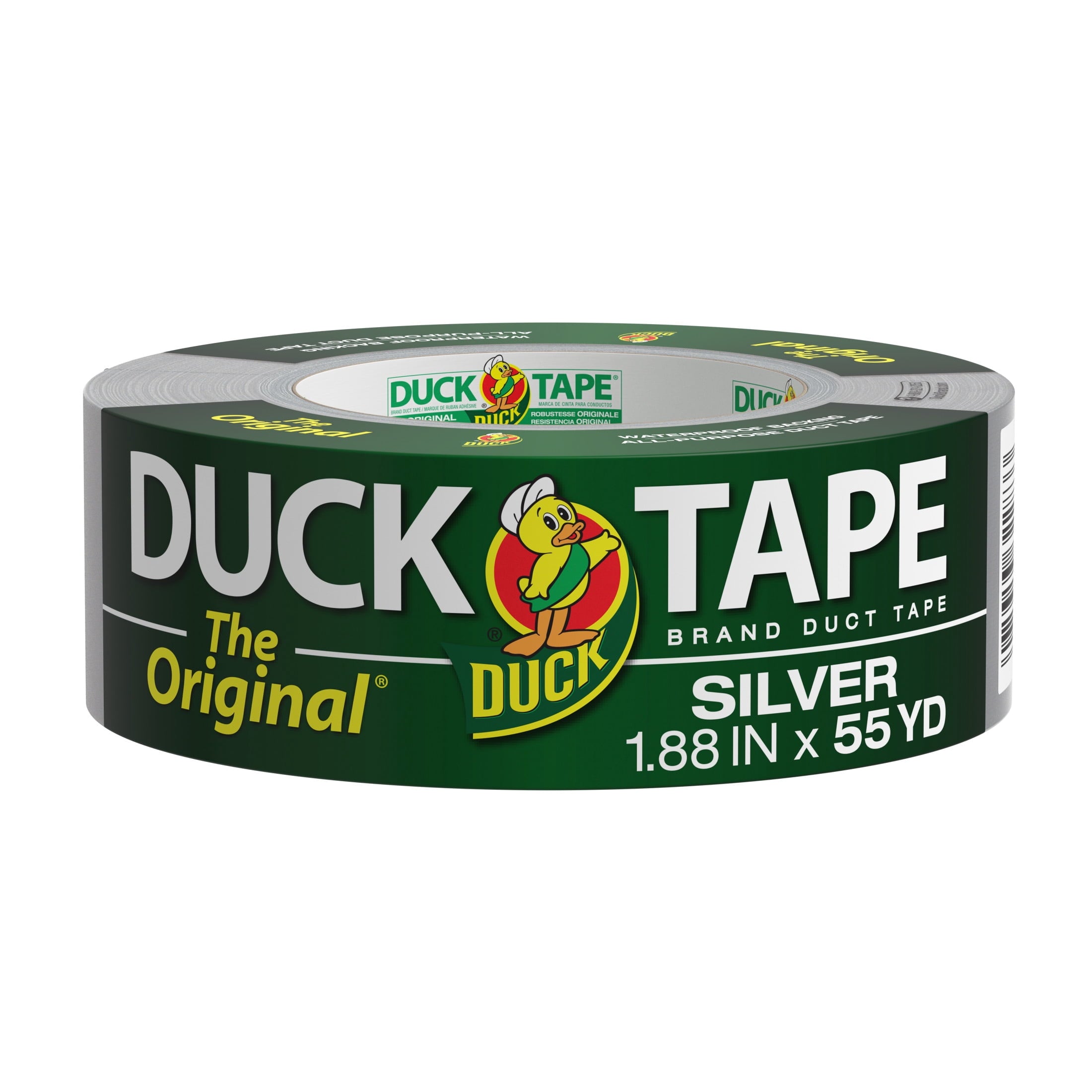 (2 pack) The Original Duck Tape Brand Duct Tape, 1.88 in. x 55 yd., Silver — home and garden product, view 3