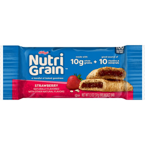 Nutri-Grain Breakfast Bars, Made with 10g Whole Grains, Snack Bars, Strawberry, 20.8oz Box — grocery product, view 13