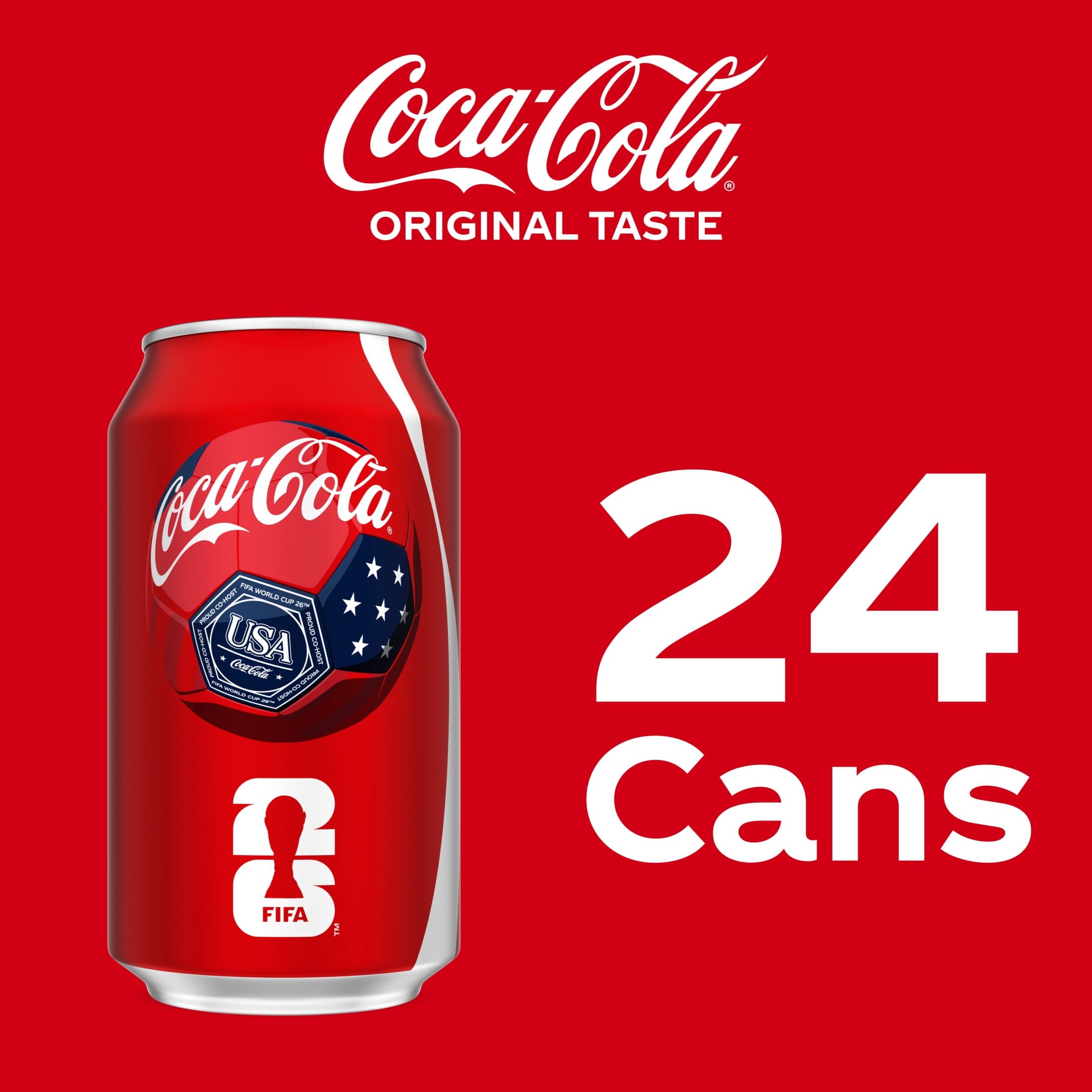 Coca-Cola Soda Pop Cans, 12 fl oz, 24 Pack — coffee and drinks product, view 3