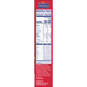 Cream of Wheat 2.5 Minute Hot Cereal, Original Flavor, Kosher, Shelf-Stable, 28 oz Box — grocery product, view 11