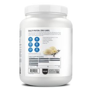 Isopure Zero Carb 100% Whey Protein Isolate Vanilla Protein Powder, 25g, 15 Servings — sports nutrition product, view 9