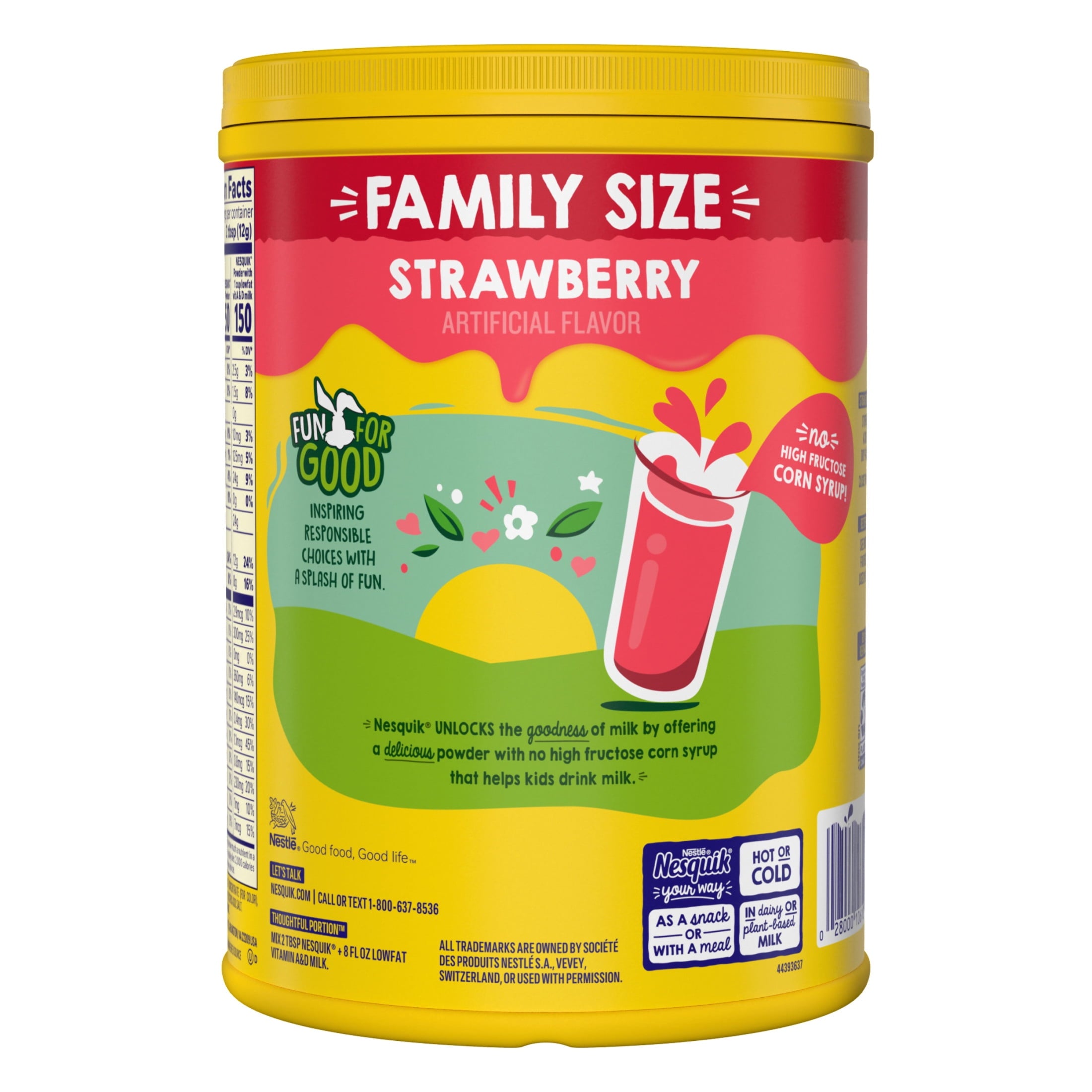 Nestle Nesquik Strawberry Flavor Powder Drink Mix, 35.5 oz — coffee and drinks product, view 8