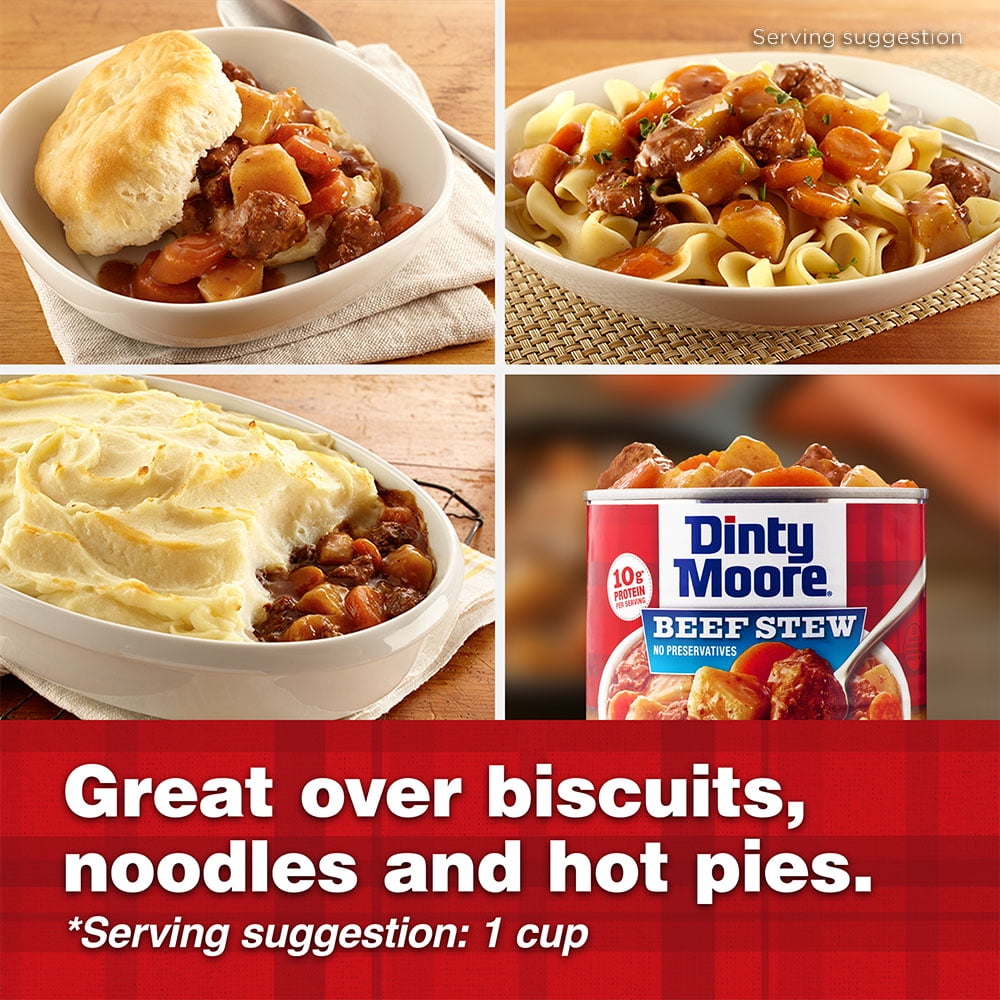DINTY MOORE Beef Stew, Shelf-Stable, Steel Can 38 oz — grocery product, view 5