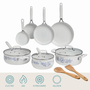 The Pioneer Woman 12-Piece Classic Aluminum Cookware Set - image 6 of 6