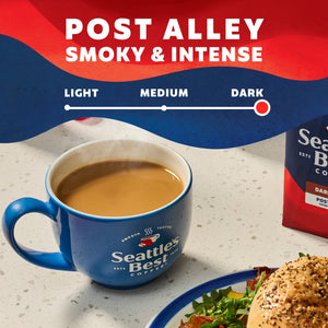 Seattle's Best Coffee, Post Alley Dark Roast Ground Coffee for Cold Brew or Hot Coffee — coffee and drinks product, view 2