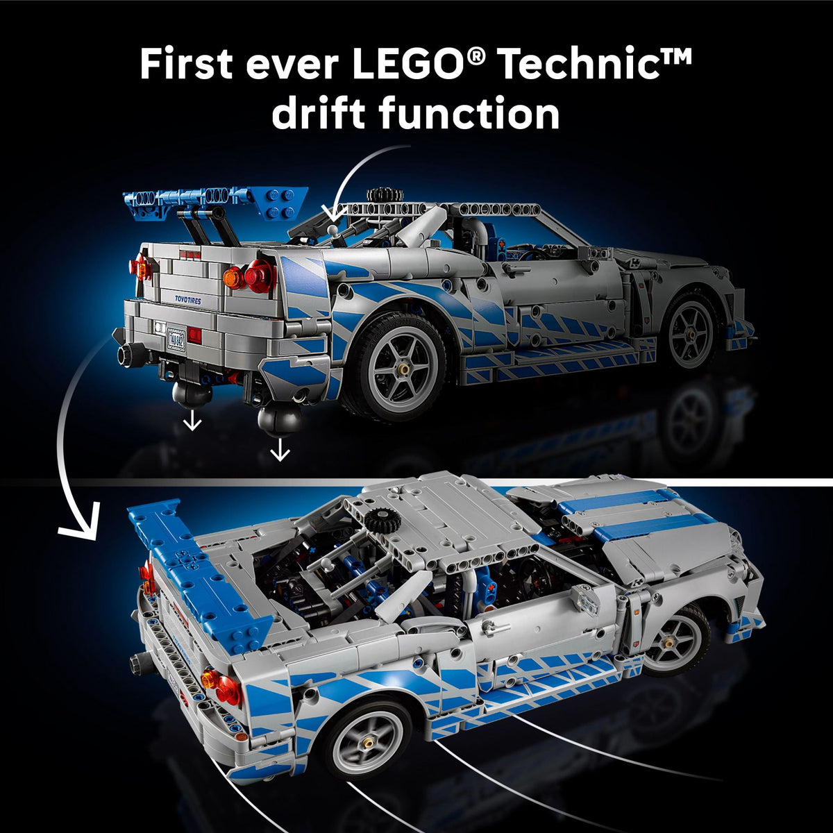 LEGO Technic 2 Fast 2 Furious Nissan Skyline GT-R (R34) Car - image 6 of 6