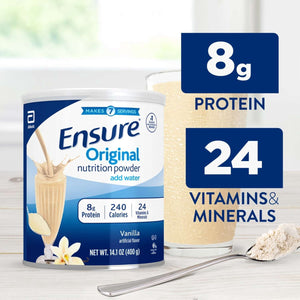 Ensure Original Vanilla Nutrition Powder, Protein Powder, 14.1 oz — sports nutrition product, view 3