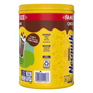 Nestle Nesquik Chocolate Flavor Powder Stir In Drink Mix Canister, 38 oz Canister — coffee and drinks product, view 10
