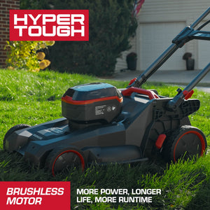 Hyper Tough 2x20V 20 in Cordless Brushless Push Lawn Mower - image 4 of 6