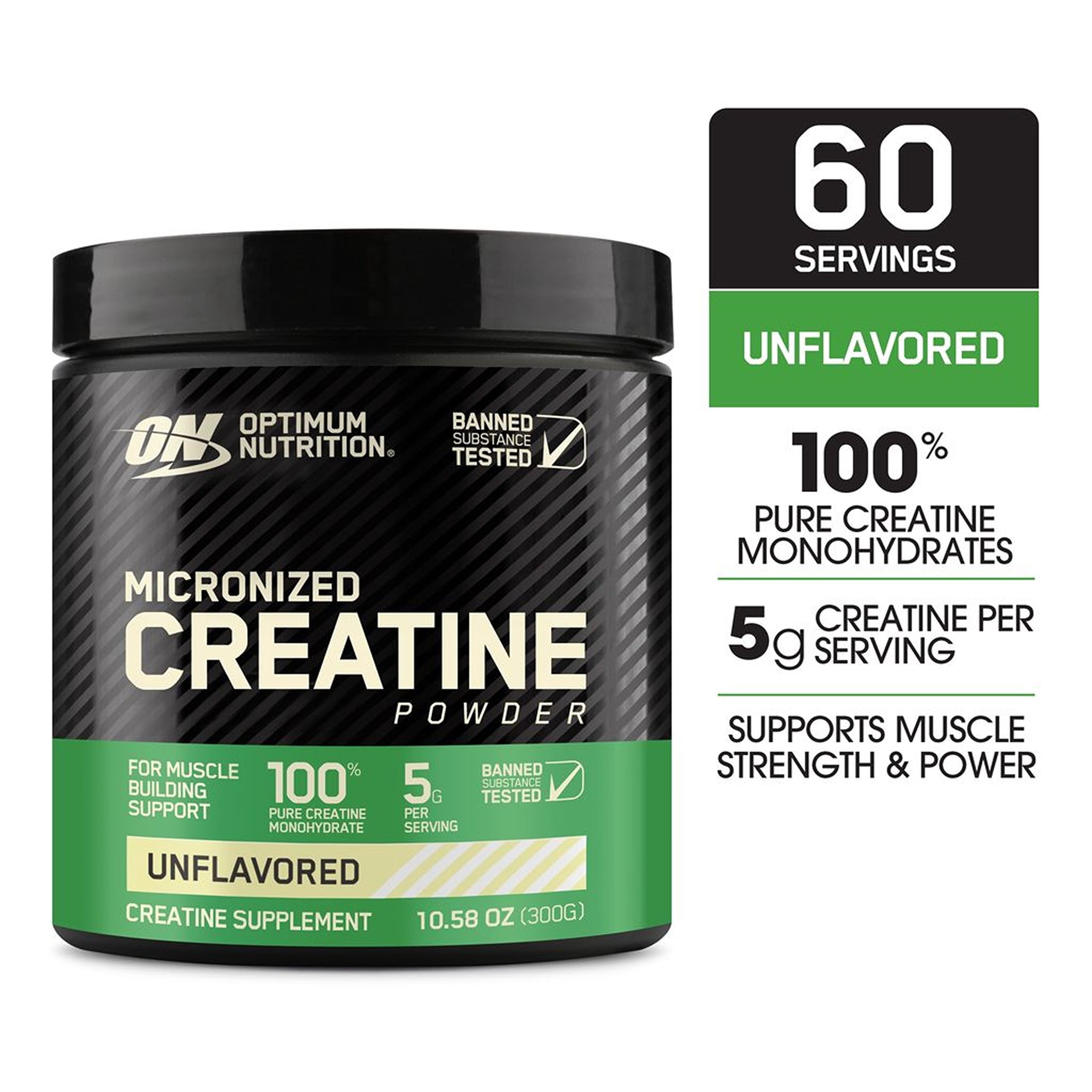 Optimum Nutrition, Micronized Creatine Powder, Unflavored 60 Servings — sports nutrition product, view 9