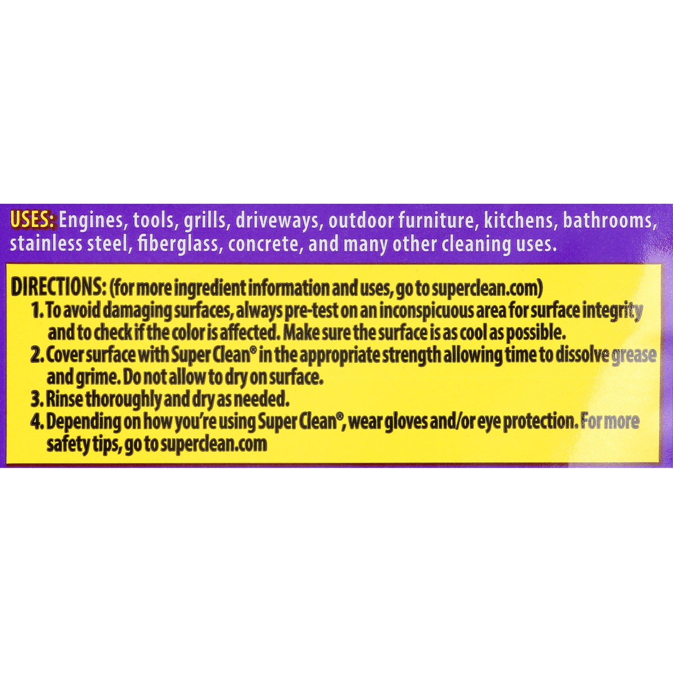 Super Clean Tough Task Cleaner-Degreaser - 1 Gallon | 128 Fluid Ounces — automotive product, view 13