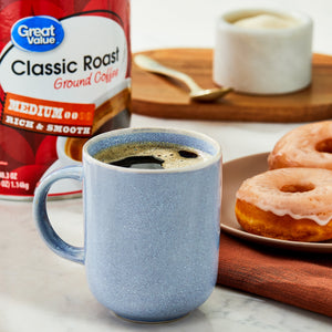 Great Value Classic Medium Roast Ground Naturally Caffeinated Coffee, 40.3 oz Cannister — coffee and drinks product, view 2