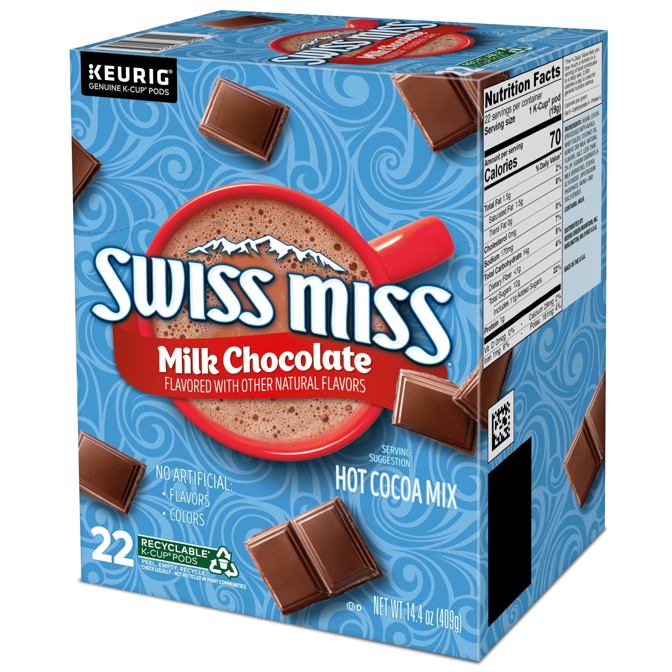 Swiss Miss Milk Chocolate Hot Cocoa, K-Cup Pods, 22 Count — coffee and drinks product, view 11