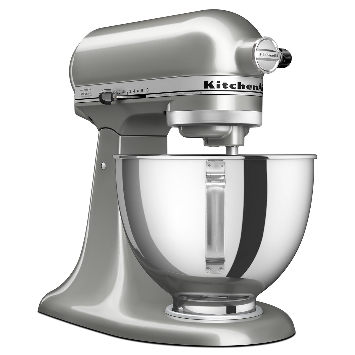 KitchenAid Deluxe Series 4.5 Quart Tilt-Head Stand Mixer with Stainless Bowl - image 2 of 5