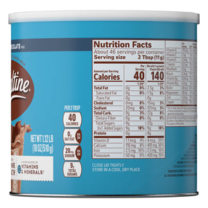 Ovaltine Rich Chocolate Powdered Stir In Drink Mix for Hot and Cold Milk, 18 oz — coffee and drinks product, view 3