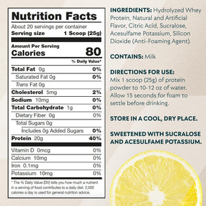 Myprotein Clear Whey Protein Isolate Powder, Lemonade, 20 Servings (1.1 lbs) — sports nutrition product, view 2