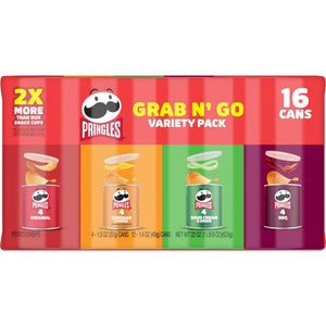 Pringles Potato Crisps Chips, Lunch Snacks, Variety Pack, 22oz Pack (16 Cans) — grocery product, view 6