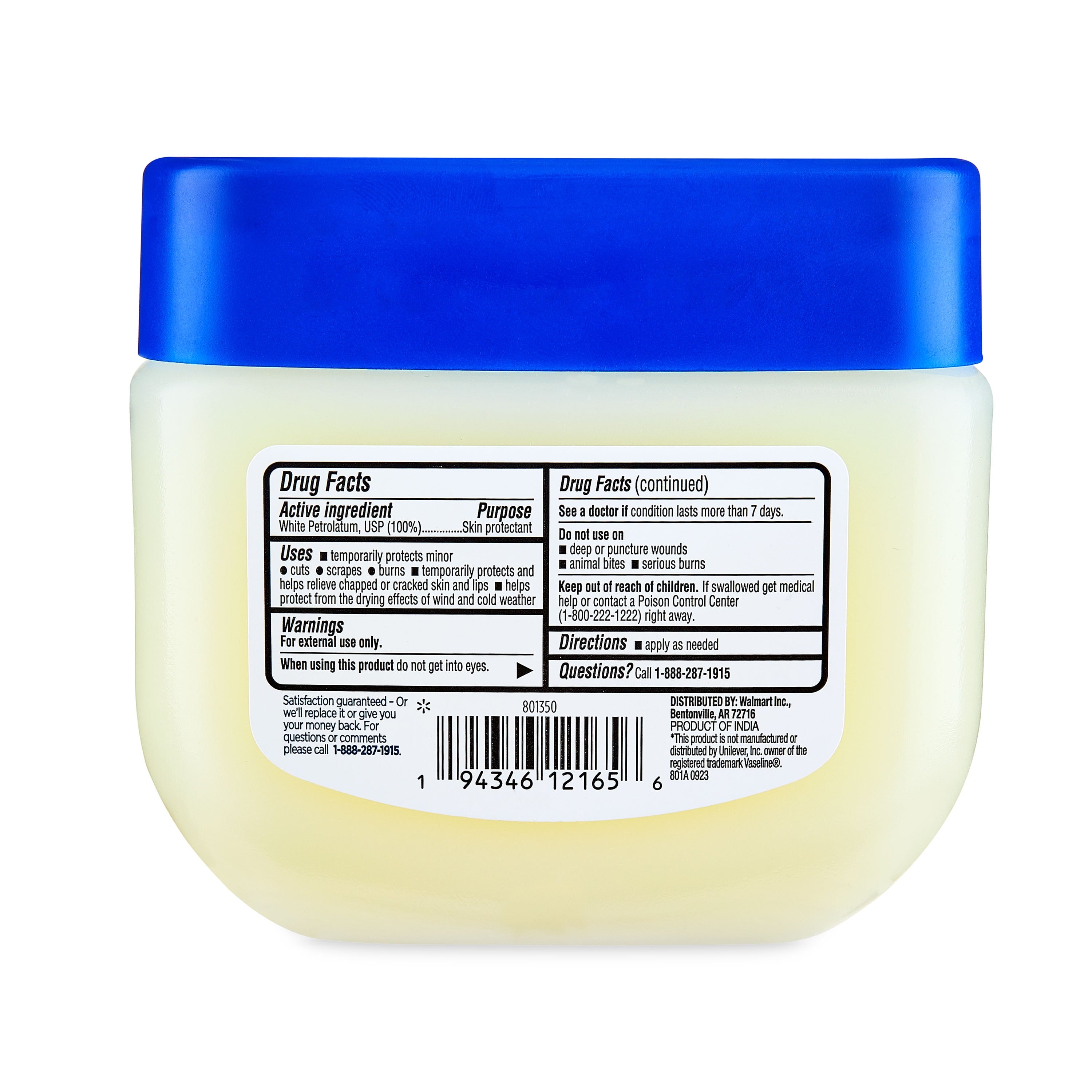 (3 pack) Equate Petroleum Jelly, Skin Protectant, 13 oz, Compare to Vaseline® — health and personal care product, view 9